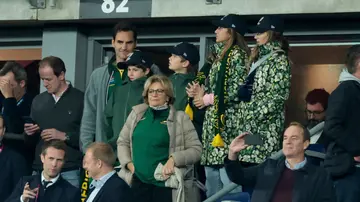 Roger Federer, South Africa, Springboks, Rugby World Cup, Lynette Federer, Mirka Federer, New Zealand, All Blacks, 2023 Rugby World Cup