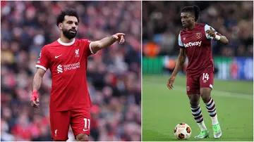 Mohamed Salah, Mohammed Kudus, Jordan Ayew, premier League, Nicoals Jackson, Bryan Mbeumo, Jurgen Klopp, Liverpool, West Ham, Nigeria, Ghana.