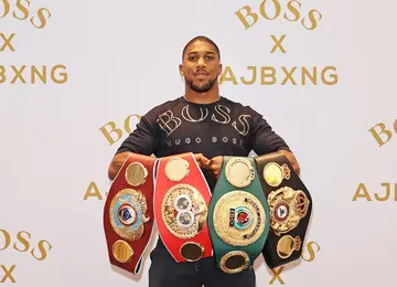 Nigerian boxer Anthony Joshua.