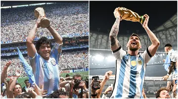 Diego Maradona, Lionel Messi, Argentina, World Cup 2022, final
