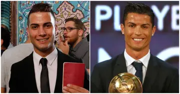 Cristiano Ronaldo, Reza Alireza Lou, Resemblance, Footballers