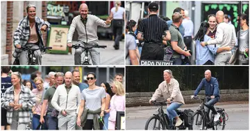 Erik ten Hag, Bianca, Manchester United, bike ride, cycling, Altrincham, Greater Manchester