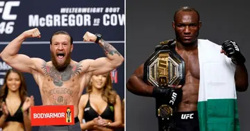 Conor McGregor, Knock Out. UFC Champ, Kamaru Usman, The Nigerian Nightmare, Fighting, MMA