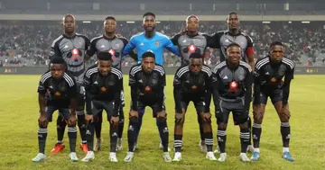 Orlando Pirates before the game against Stellenbosch FC.