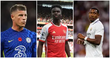 Ross Barkley, Bukayo Saka, David Alaba