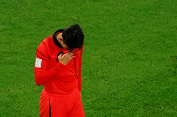 South Korea's Son Heung-min was devastated after the Ghana loss