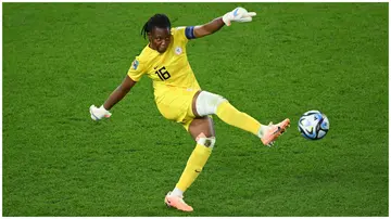 Nigeria goalkeeper, Chiamaka Nnadozie, saiys she used to play a striker before. Photo: Matt Robert.