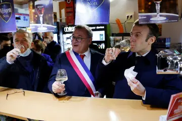 Macron, like his predecessors, is a fervent supporter of the French wine industry