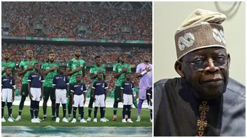 President Bola Tinubu hosts the Super Eagles squad after a successful outing at the 2023 Africa Cup of Nations. Photo: Fareed Kotb/Soeren Stache.