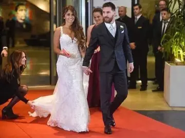 First photos emerge from Messi's wedding