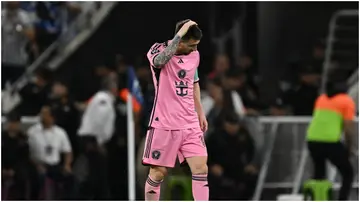 Lionel Messi, Inter Miami, Monterrey, BBVA Stadium, Mexico, CONCACAF Champions Cup.