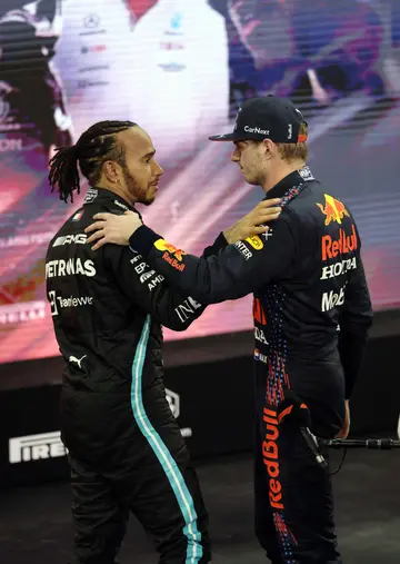 Max Verstappen and Lewis Hamilton's rivalry