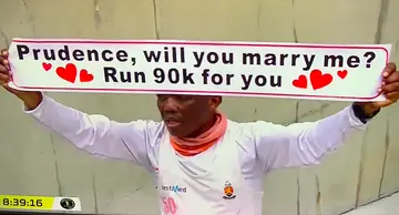 will you marry me, prudence, 2022 comrades marathon, joseph kagiso ndlovu, tuks athletics club, moses mabhida stadium