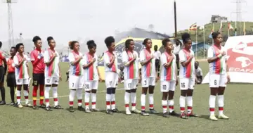 File photo of Eritrea women Players. Photo: Eagle.co.ug.