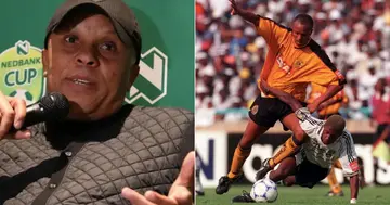 doctor khumalo, orlando pirates, kaizer chiefs, south africa, legend, greatest, nedbank, bafana bafana.