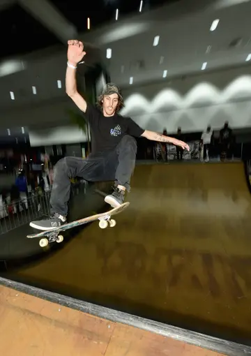 World's hardest skateboard trick