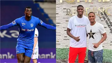Onuachu spotted with former Man Utd striker amid transfer rumours as Genk search for a replacement