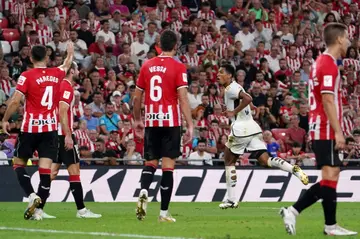 New Real Madrid midfielder Jude Bellingham struck on his debut to help Los Blancos beat Athletic Bilbao at the San Mames