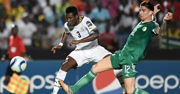 Ghana playing against Algeria in 2015. SOURCE: Twitter/ @ghanasoccernet Getty Images