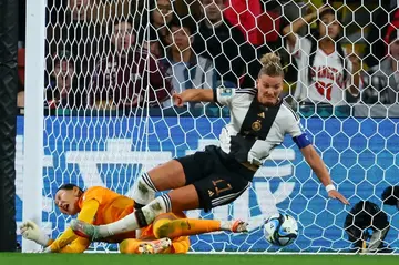 Germany forward Alexandra Popp was at a loss for words after her side's early World Cup exit