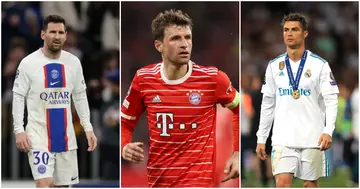 Lionel Messi, Cristiano Ronaldo, Thomas Muller, Bayern Munich, PSG, Real Madrid.