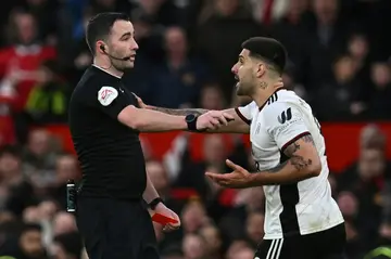 Fulham's Aleksandar Mitrovic has received an eight-match ban for pushing a referee