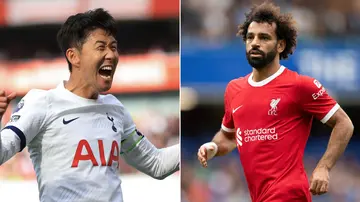 Son Heung-min, Mohamed Salah, Tottenham, Liverpool, Premier League