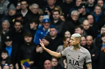 Tottenham forward Richarlison apologised to Everton fans after scoring against his former club