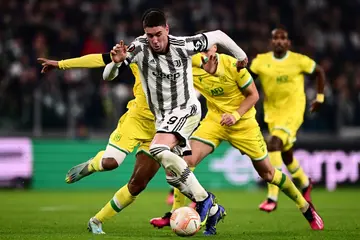 Dusan Vlahovic put Juventus ahead against Nantes but the French side came back to draw 1-1