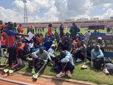 Kenyan athletes refuse to take part in trials for the All Africa Games. Credit: @MichKatami.