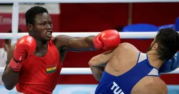 Tokyo 2020: Ghana's light heavyweight boxer Shakul knocked out by Malkam Bayram
