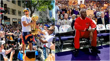 Stephen Curry, Michael Jordan, LeBron James, Kobe Bryant, Magic Johnson, Lakers Bulls, Warriors, Wilt Chamberlain, Shaquille O'Neal