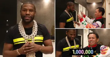 Floyd Mayweather, Splashes Out, $1 Million, Luxury, White Gold, Chain, Sport, Boxing, World, Johnny Dang