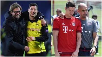 Robert Lewandowski, Mario Gotze, Shaqiri, Thiago, Pep Guardiola, Jurgen Klopp