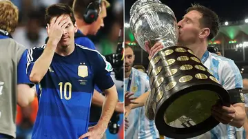 Lionel Messi, Maracana Stadium, Argentina, Brazil, Germany, 2014 World Cup Final, World Cup, 2021 Copa America Final, Copa America