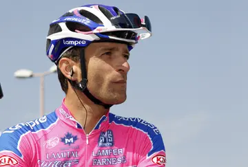 Michele Scarponi of the Lampre team during the 94th Tour of Italy