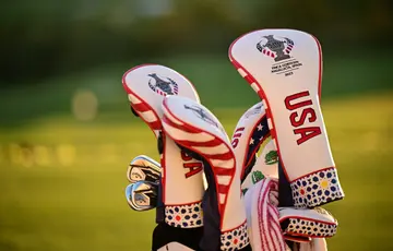 Headcovers of team USA during The Solheim Cup