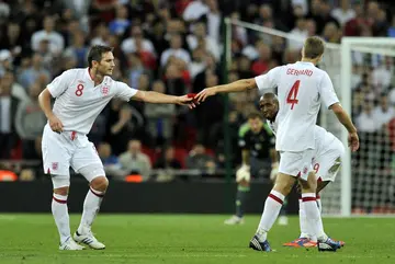 Frank Lampard (left) and Steven Gerrard struggled to gel for England