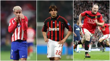 Antoine Griezmann, Kaka, Wayne Rooney, Champions League, Atletico Madrid