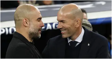 Pep Guardiola, Manchester City, Zinedine Zidane, Real Madrid, UEFA Champions League