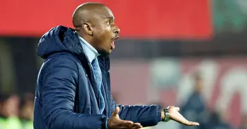 Rulani Mokwena is still upset with the referee who allowed Moroka Swallows goal to stand after it was ruled out.