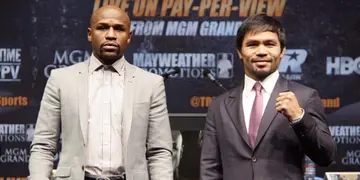 Pacquiao responds to Mayweather's claims about fighting for survival