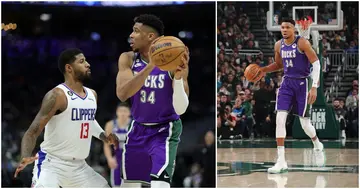 Giannis Antetokoumpo, Milwaukee Bucks, NBA, Paul George, LA Clippers