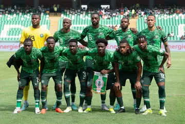The Super Eagles of Nigeria pose for a team photograph prior to the Africa Cup of Nations group stage match against Equatorial Guinea.