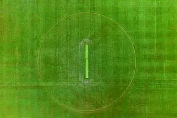 Width of a cricket pitch