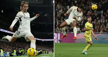 Jude Bellingham scored after a brilliant pass from Luka Modric.