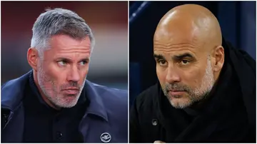 Liverpool legend, Jamie Carragher had a brutal response to Manchester City coach, Pep Guardiola’s jibe.