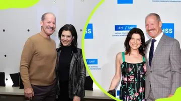Bill Cowher and Veronica Stigeler attend the Capsule Collection launch dinner and the couple attends the HSS Annual Tribute Dinner