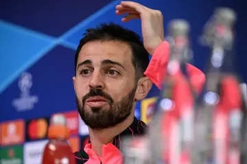 Bernardo Silva speaks to the press on the eve of Manchester City's Champions League match against Real Madrid