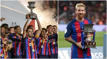 Xavi, Barcelona, Lionel Messi, Spanish Super Cup, first trophy